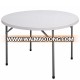 New fashion manufacturer plastic round folding table